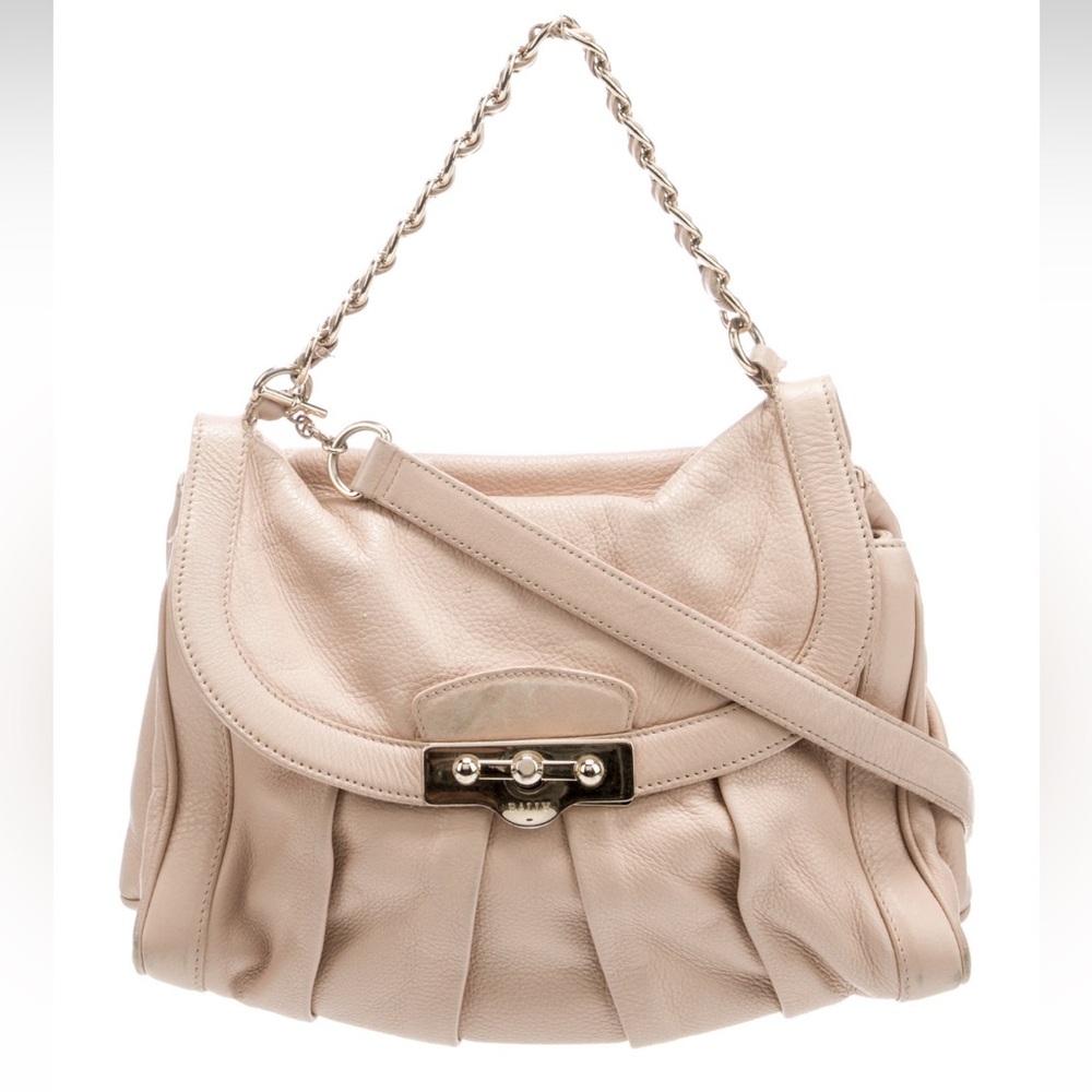 Bally Cream Leather Handbag